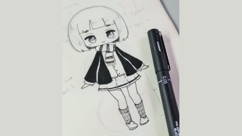 cách vẽ chibi